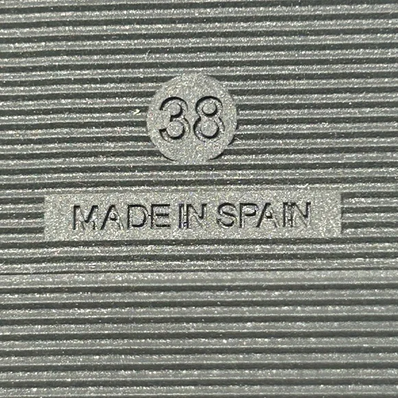 NEW CHANEL 23C CC LOGO MULE SANDALS BLACK LAMBSKIN SZ 38 - Picture 16 of 16